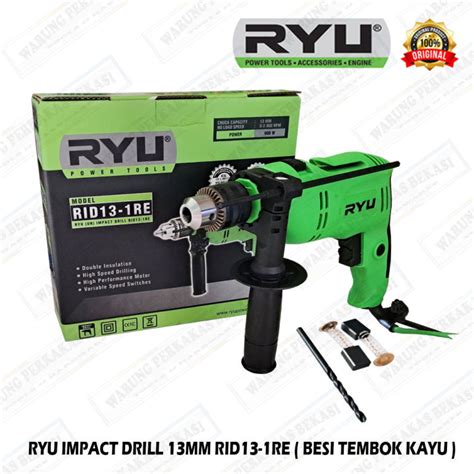 Tekiro RID13 1RE 13mm Ryu Impact Drill Mesin Bor Listrik Untuk Tembok