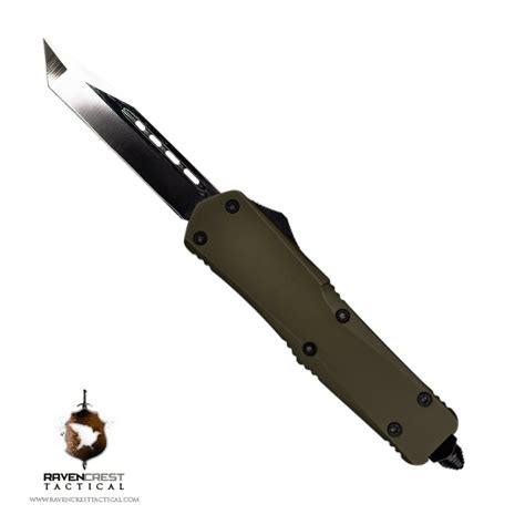 Titan Bravo Otf Knife Od Green With High Polish Blade Shop Now