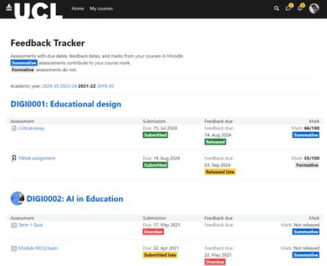 New Moodle Assessment Features Ucl Digital Education Team Blog