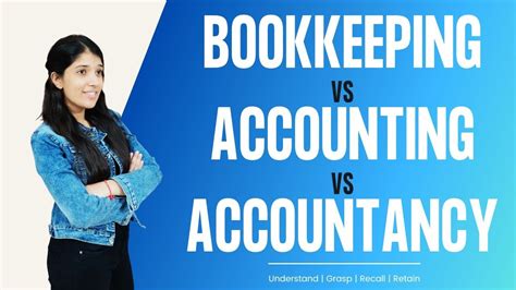 Bookkeeping Account Accounting And Accountancy Meaning And Difference