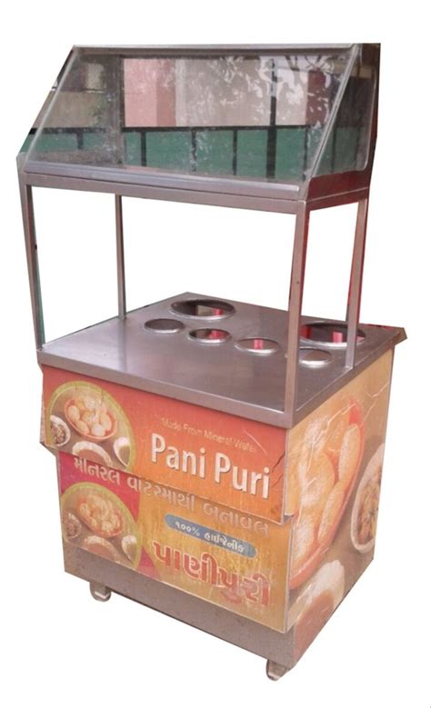 Stainless Steel Pani Puri Counter For Street Food Stall At Rs In