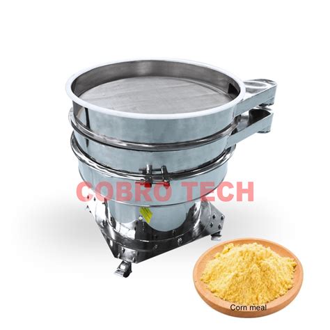 Wet Powder Ultrasonic Screener Rotary Vibration Sieve China Cassava