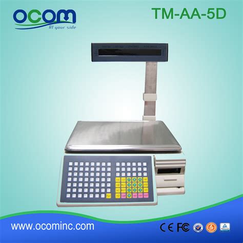 TM A Hight Precision Electronic Digital Weighing Barcode Printing Scale