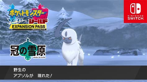 【ポケモン剣盾】冠の雪原 野生のアブソル 出現場所【ポケモンソードシールド Dlc エキスパンションパス】 Youtube