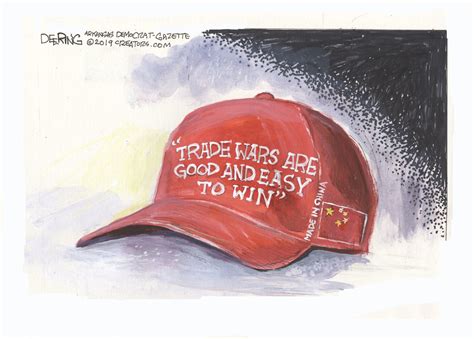 Political Cartoon U S Maga Hat Trade Wars The Week