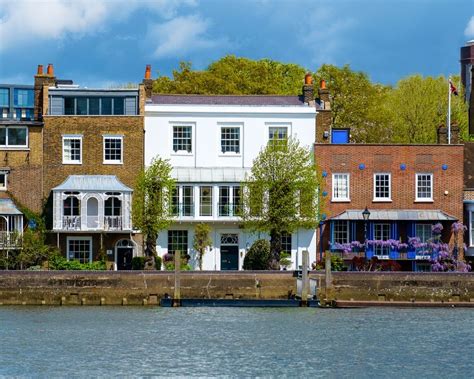 Grade II listed London home with its own pier on the River Thames for ...