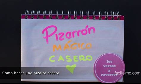 Cómo hacer una pizarra mágica casera para niños facilisimo