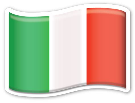 Flag Of Italy Emojis Emoji Stickers Flag Emoji E Flag