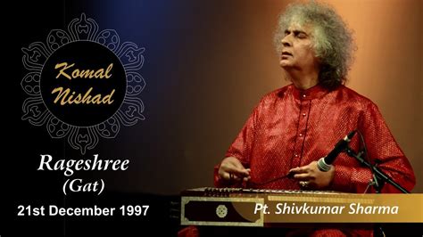 Raag Rageshree Gat Pt Shivkumar Sharma Hindustani Classical