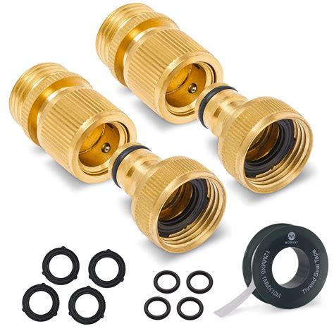 Brass Garden Hose Quick Connects Multipack Morvat