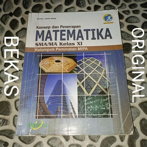 Jual Buku Konsep Dan Penerapan Matematika Kelas 11 XI 2 II SMA Penerbit