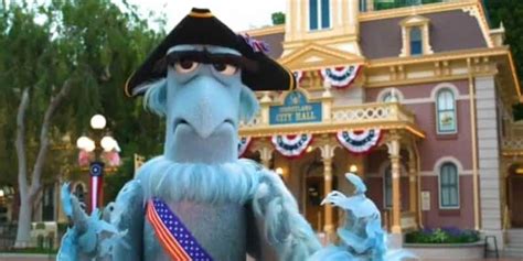 Sam Eagle From The Muppets Celebrates Independence Day In Disneyland