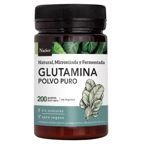 Natier Glutamina Natural Fermentada Polvo X Gramos Farmacia