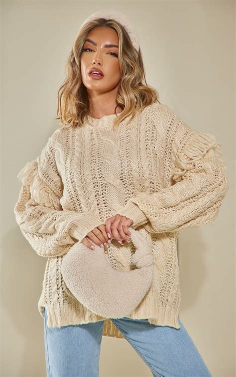 Oversized Cable Knit Sweater