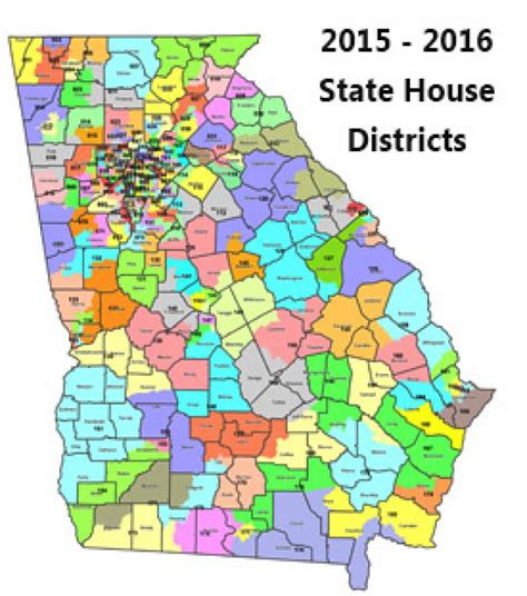 District Information For Georgia State House District Map Printable Map