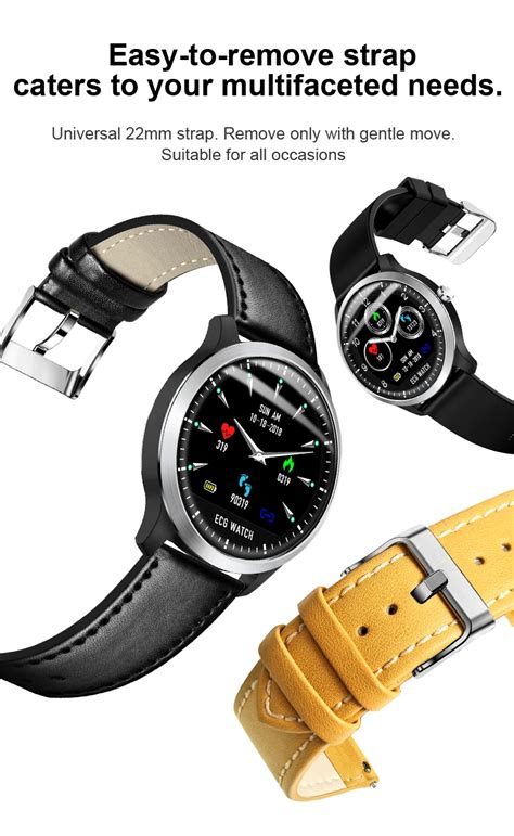 Montre Connect E Lemfo Nouveau Ecg Ppg Montre Intelligente