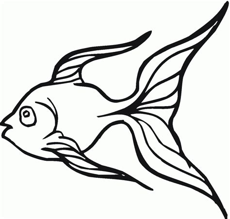 Free Printable Goldfish Coloring Pages For Kids