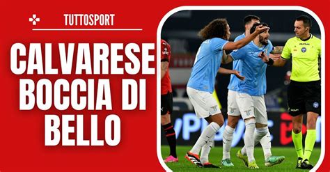 Moviola Lazio Milan Calvarese Di Bello Ha Perso Del Tutto La Testa