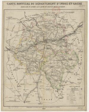 Carte D Indre Et Loire