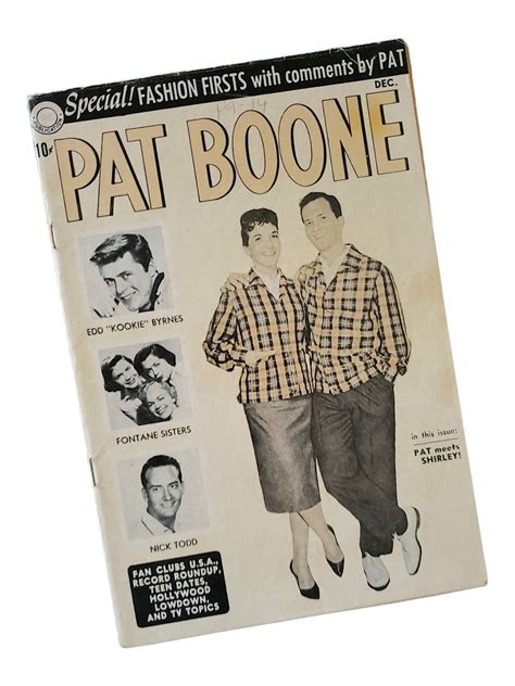 Pat Boone Comic Book November December 1959 Fontane Sisters Etsy