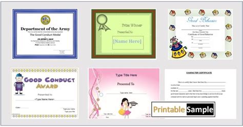 06 Free Sample Training Certificate Templates Printable Samples