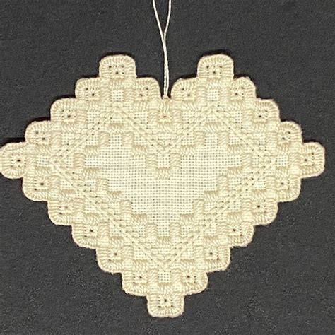 Hardanger Heart Etsy