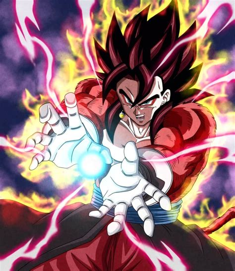 Vegetto Xeno Super Saiyan 4 Dragon Ball Anime Dragon Ball Super