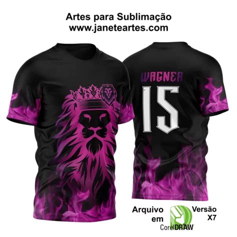 Arte Vetor Camisa InterClasse 2024 Leão Modelo 02 Janete Artes