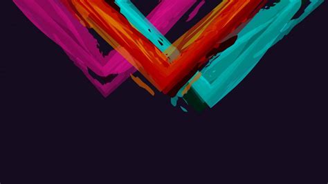 Minimalistic abstract colour background 3840x2160 4K艺术高清壁纸 壁纸之家