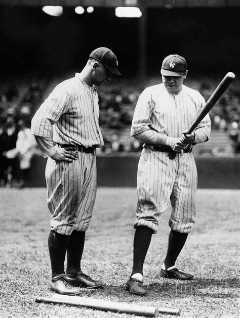 Babe Ruth Lou Gehrig 1923 By Transcendental Graphics