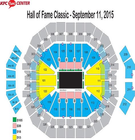 Yum Center Seating Chart Cabinets Matttroy