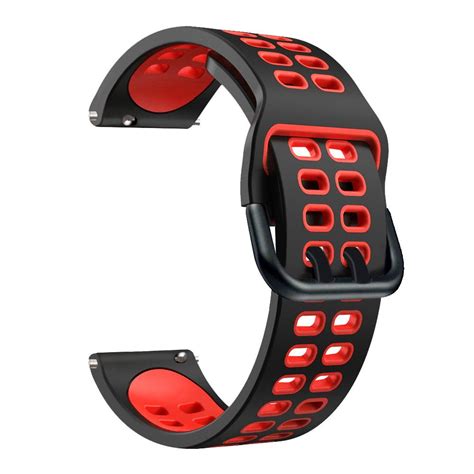 Silicone Sport Strap for Polar Vantage M- Black/Red | Shop Today. Get it Tomorrow! | takealot.com