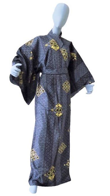 Yukata Ichigata Komon Homme