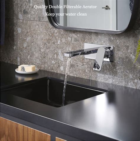 Kohler Bathroom Faucets 22567T Parallel Wall Mount Brass Bathroom Faucet