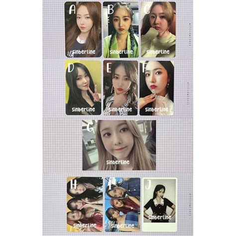 Jual Gfriend Viviz Yuju Unit Sinb Eunha Umji Group Photocard Pc