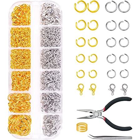 Amazon Anezus Jump Rings For Jewelry Making Supplies And Necklace