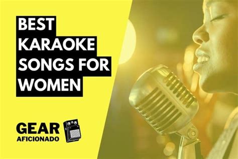 25 Best Karaoke Songs for Women