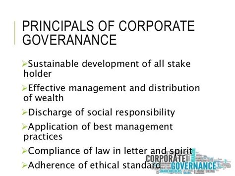 Best Practices In Business Corporate Governance