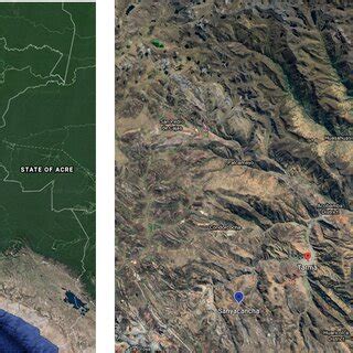 Map of Peru and the selected communities near Tarma, Department of ...