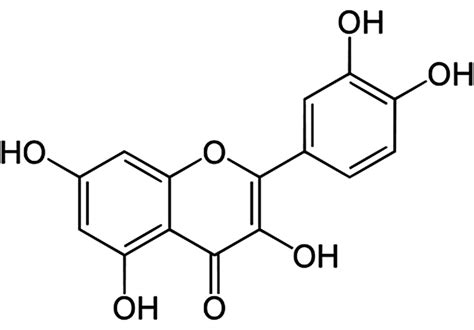 Chemical structure of quercetin | Download Scientific Diagram