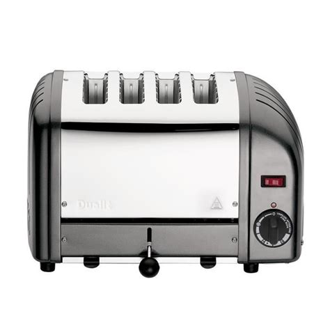 Grille Pain Toaster DUALIT VARIO 4 Fentes Noir Inox Fonction De