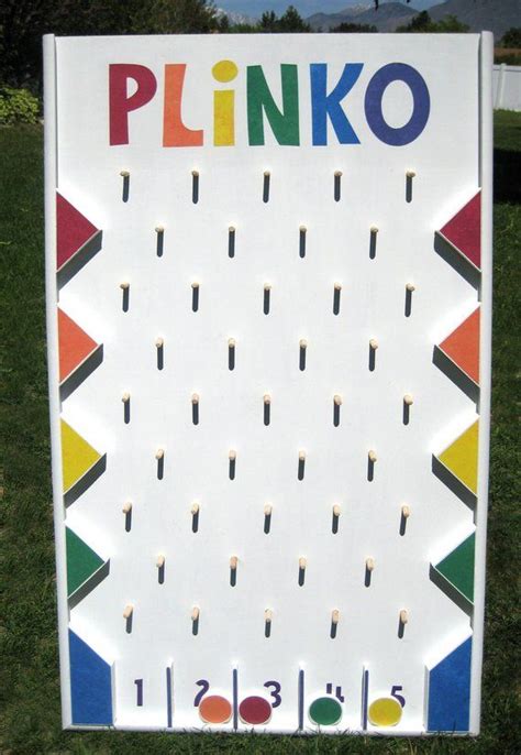 Plinko Board Pdf Plans Etsy Diy Carnival Games Carnival Games