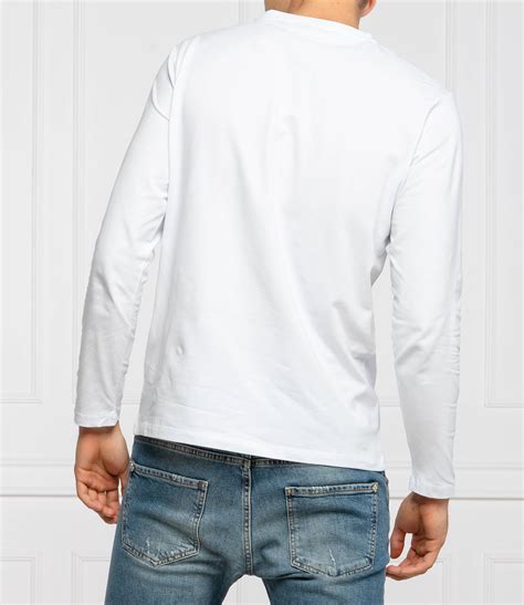 Longsleeve Slim Fit Karl Lagerfeld White Gomez Pl En