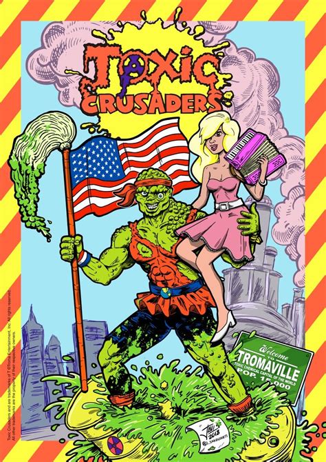 Toxic Crusaders With Toxic Avenger Avenger Artwork Retro Cartoons