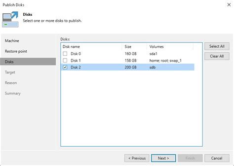 Step 4 Select Disks Veeam Agent For Linux User Guide