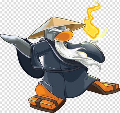 Club Penguin Island Sensei Dojo Penguin Transparent Background Png