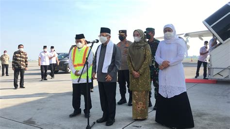 Wapres Lepas Calon Jemaah Haji Kloter Pertama Embarkasi Surabaya News