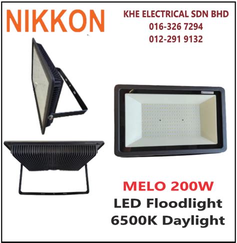 Nikkon Madon Melo Series W Led Flood Light Daylight K Lazada