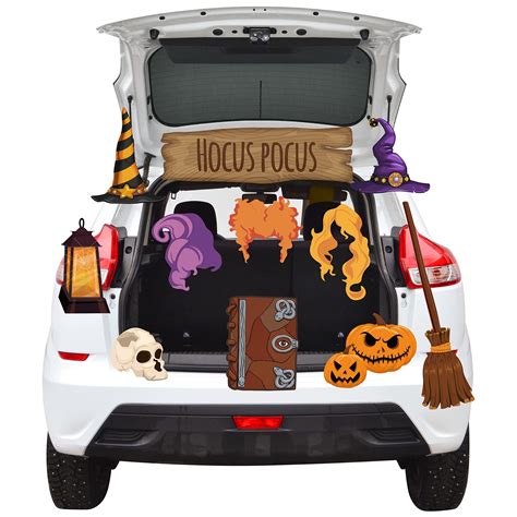 COVTOY Trunk Or Treat Car Decorations Kit Halloween Monster Car