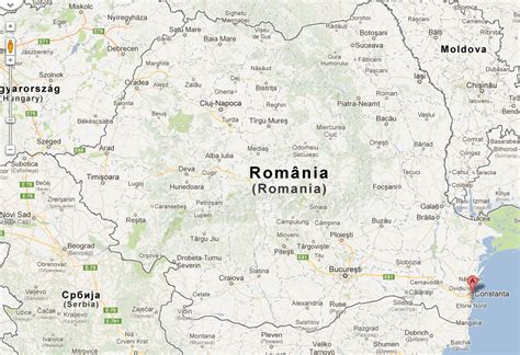 Constanta Map - Romania